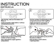 Balon foliowy Dinozaur Stegozaur 238x91x103 cm z pompką XXL Gigant Wielki