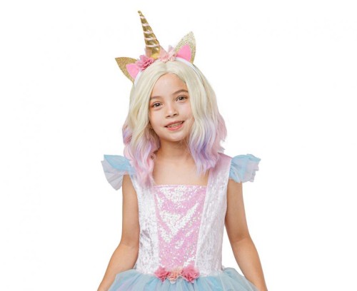 Zestaw dla dzieci Księżniczka Jednorożec Przebranie Strój rozm.130/140 cm