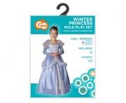 Zestaw dla dzieci Mroźna Księżniczka Przebranie Strój rozm.120/130 cm
