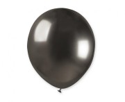 Balony chromowane błyszczące shiny 13 cm (5") - grafitowe 100 szt.