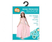 Zestaw dla dzieci Różana Księżniczka Przebranie Strój rozm.130/140 cm