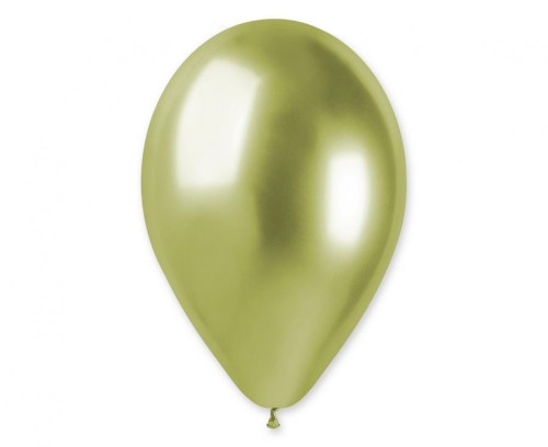 Balony chromowane shiny błyszczące 13" (33 cm) zieleń kiwi 50 szt.
