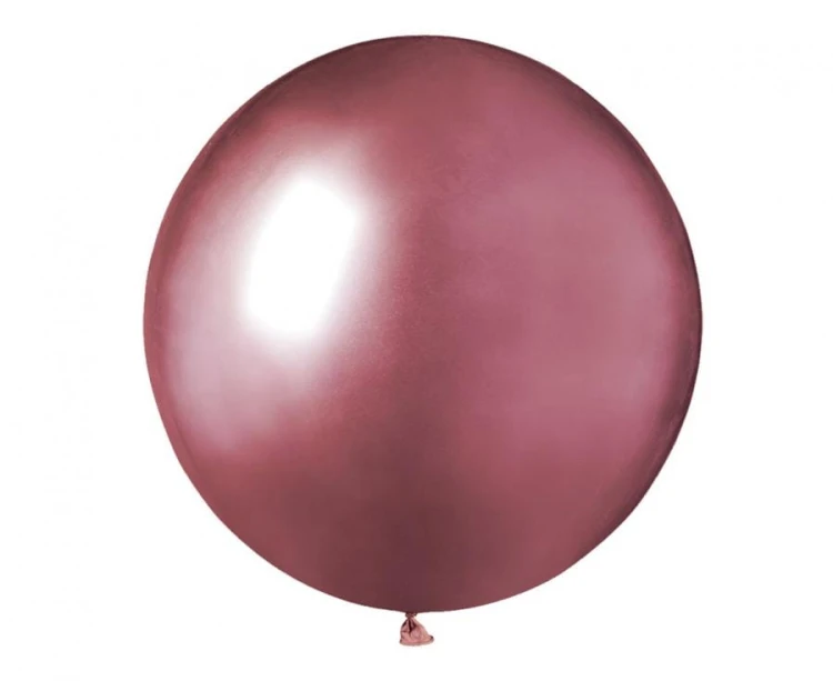 Balony chromowane shiny błyszczące 19 cali (48 cm) różowe 25 szt.