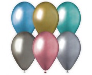 Balony chromowane shiny błyszczące 13" (33 cm) mix kolorów50 szt.