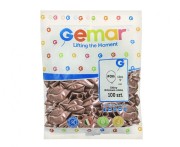 Balony chromowane shiny błyszczące 5" (13cm) różowo-złote 100 szt.