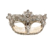 Złota Maska Wenecka Barocco – Karnawałowa Elegancja | Gadzetarnia.pl