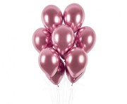 Balony Shiny Różowe 13" (33 cm), 50 szt. – Gemar GB120