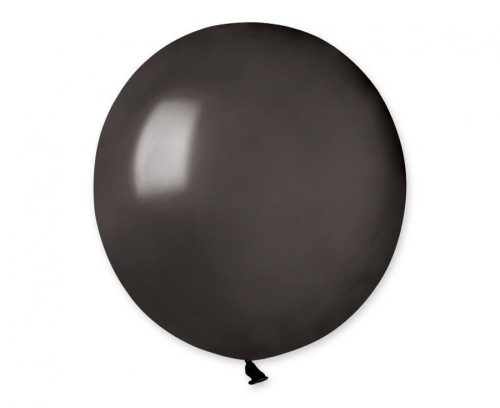 Balony Czarne Metaliczne 48 cm – 50 szt. Gemar GM150 | Elegancka Dekoracja
