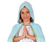 Zestaw dla dzieci  Maria sukienka peleryna z kapturem pasek rozm 130/140 cm