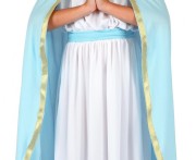 Zestaw dla dzieci  Maria sukienka peleryna z kapturem pasek rozm 130/140 cm