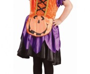 Strój Czarownicy Dyni dla dziewczynki 92/104 cm Halloween kostium kapelusz