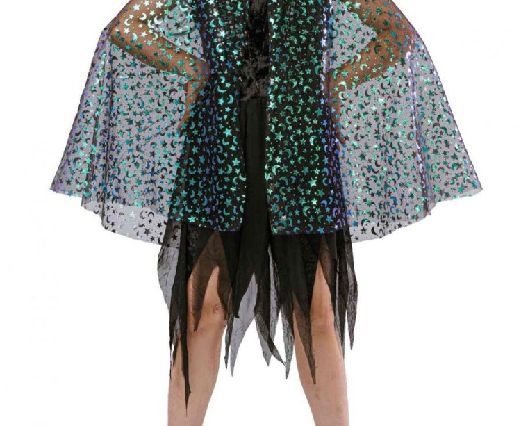 Strój Czarownicy 120/130 cm – Peleryna i kapelusz