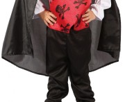 Strój Czerwonego Wampira dla Chłopca 92/104 cm – Kostium na Halloween i Bal