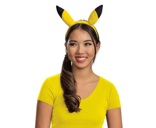 Opaska Pikachu Pokemon – Żółta Opaska z Uszkami Licencja Disguise Costumes