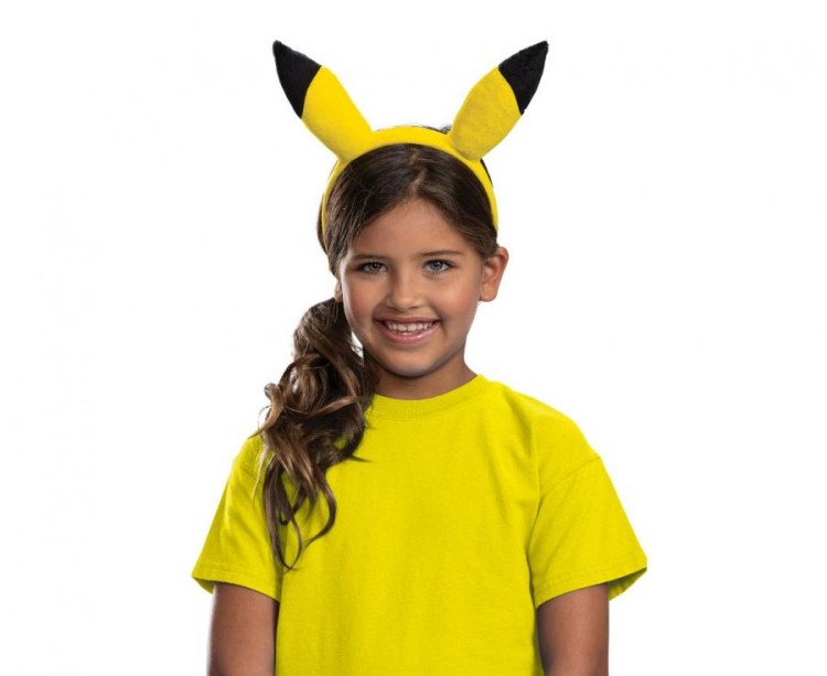 Opaska Pikachu Pokemon – Żółta Opaska z Uszkami Licencja Disguise Costumes