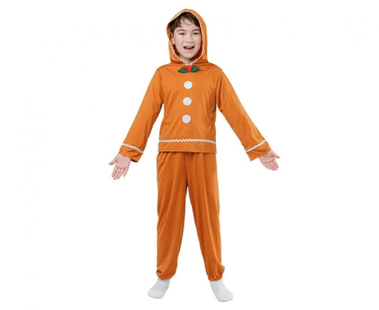 Strój Mały Piernik dla Dzieci 110/120 cm | Bluzka z Kapturem + Spodnie