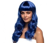 Niebieska Peruka Elegancka Dziewczyna – Szalona Stylizacja na Imprezę