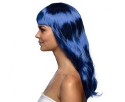 Niebieska Peruka Elegancka Dziewczyna – Szalona Stylizacja na Imprezę
