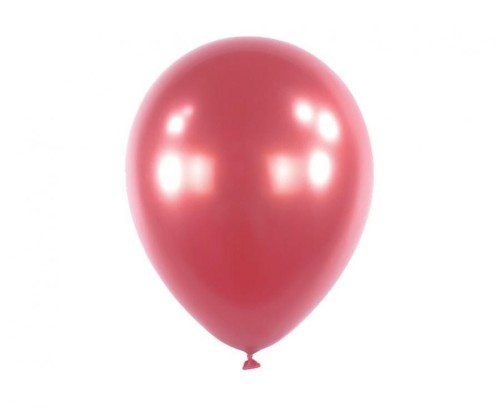 Balony czerwone Luxe Pomegranate 11" (28 cm) – 50 szt.
