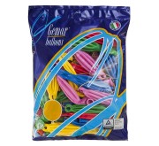 Balony GPB1 Pastel 18" – Piłka bez nadruku (mix kolorów) | 50 szt. | Gemar