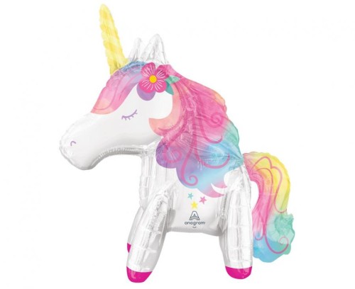 Balon foliowy Jednorożec Enchanted – Wielokolorowy