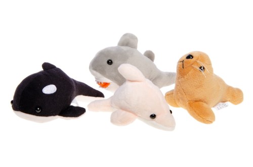Pluszaki Morskie Zwierzaki – Delfin, Rekin, Orka lub Lew Morski  (1).jpg