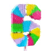 Piniata Cyfra "9" Pastelowa – Zabawna Atrakcja na Urodziny i Imprezy