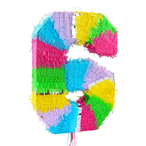 Piniata Cyfra "9" Pastelowa – Zabawna Atrakcja na Urodziny i Imprezy