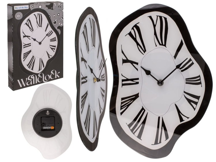 Rozlany Zegar Ścienny – Artystyczna Dekoracja Inspirowana Sztuką  (1).jpg