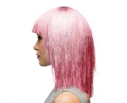 Różowa peruka z siateczką Boland – 1 szt., uniwersalny rozmiar