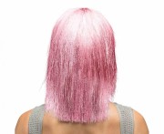 Różowa peruka z siateczką Boland – 1 szt., uniwersalny rozmiar