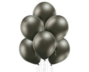 Balony Belbal 12” chrom antracyt – 50 szt., trwałe i eleganckie