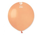 Balony pastelowe łososiowe 19" – 50 szt., Gemar, klasyczne