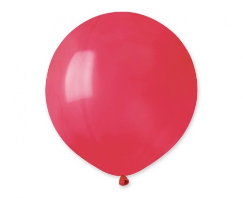 Balony pastelowe czerwone 19” – 50 szt., Gemar