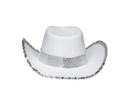 Kapelusz BRIDE biały – idealny na wieczór panieński w stylu western