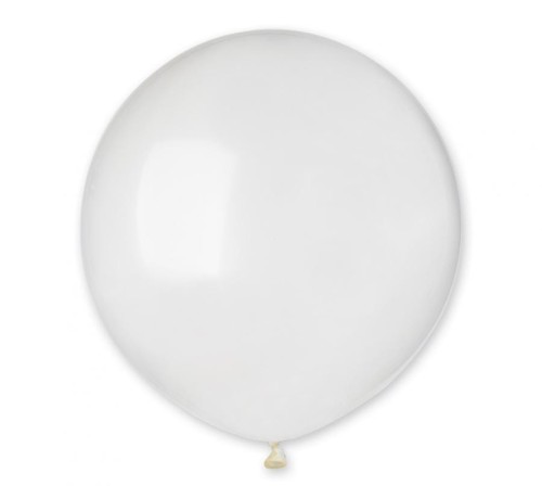 Balony G150 Crystal 19" – transparentne, 50 szt.