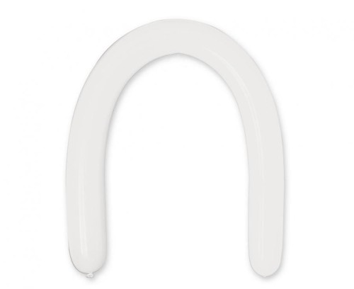 Balony do modelowania metaliczne białe – 100 szt. do skręcania