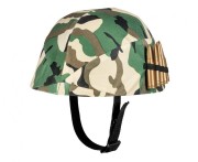 Hełm dziecięcy żołnierza MILITARY – moro, 58 cm