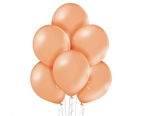 Balony Belbal 12” B105 – 100 szt. metaliczne różowo-złote (30 cm)