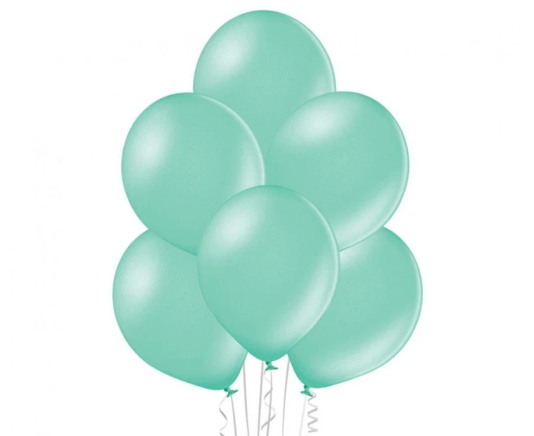 Balony Belbal 12” B105 – 100 szt. metaliczne jasnozielone (30 cm)