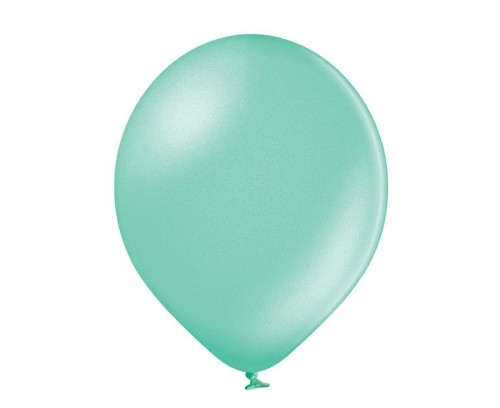 Balony Belbal 12” B105 – 100 szt. metaliczne jasnozielone (30 cm)