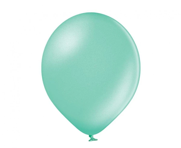 Balony Belbal 12” B105 – 100 szt. metaliczne jasnozielone (30 cm)