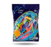 Balony pastelowe różnokolorowe 3” D6 – 100 szt. rurki Gemar (080)