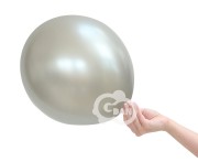 Balony Beauty&Charm platynowe srebrne 10" – 50 sztuk