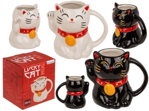 Kubek Lucky Cat – japoński kot szczęścia, 500 ml, prezentowy  (1).jpg