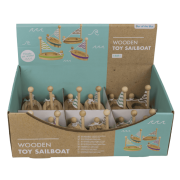 Drewniana Żaglówka dla Dzieci – Zabawka Retro, 4 Kolory (Mix)  (2).png
