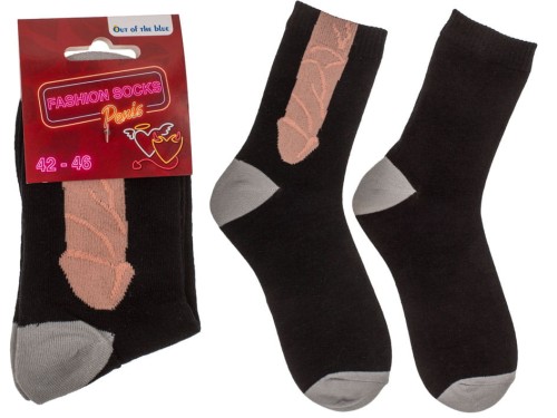 Czarne Skarpetki z Nadrukiem Penisa – Prezent z Humorem 42–46  (1).jpg