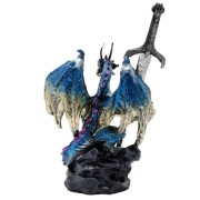 Figurka Smoczego Czarnoksiężnika z Mieczem – Fantasy Dekoracja 17 cm  (3).jpg