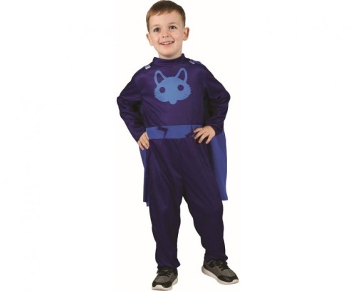 Strój Superbohatera dla Dziecka – Niebieski, Rozmiar 98–104 cm, GoDan