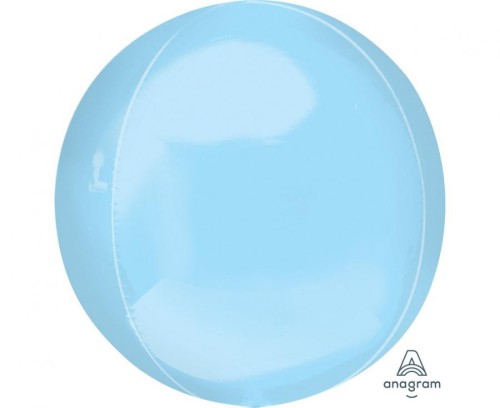 Balon Foliowy ORBZ Pastelowy Niebieski 38x40 cm – Anagram